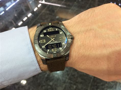 breitling aerospace evo on wrist|Breitling professional aerospace evo.